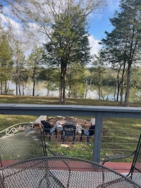 The beautiful view from the porch.