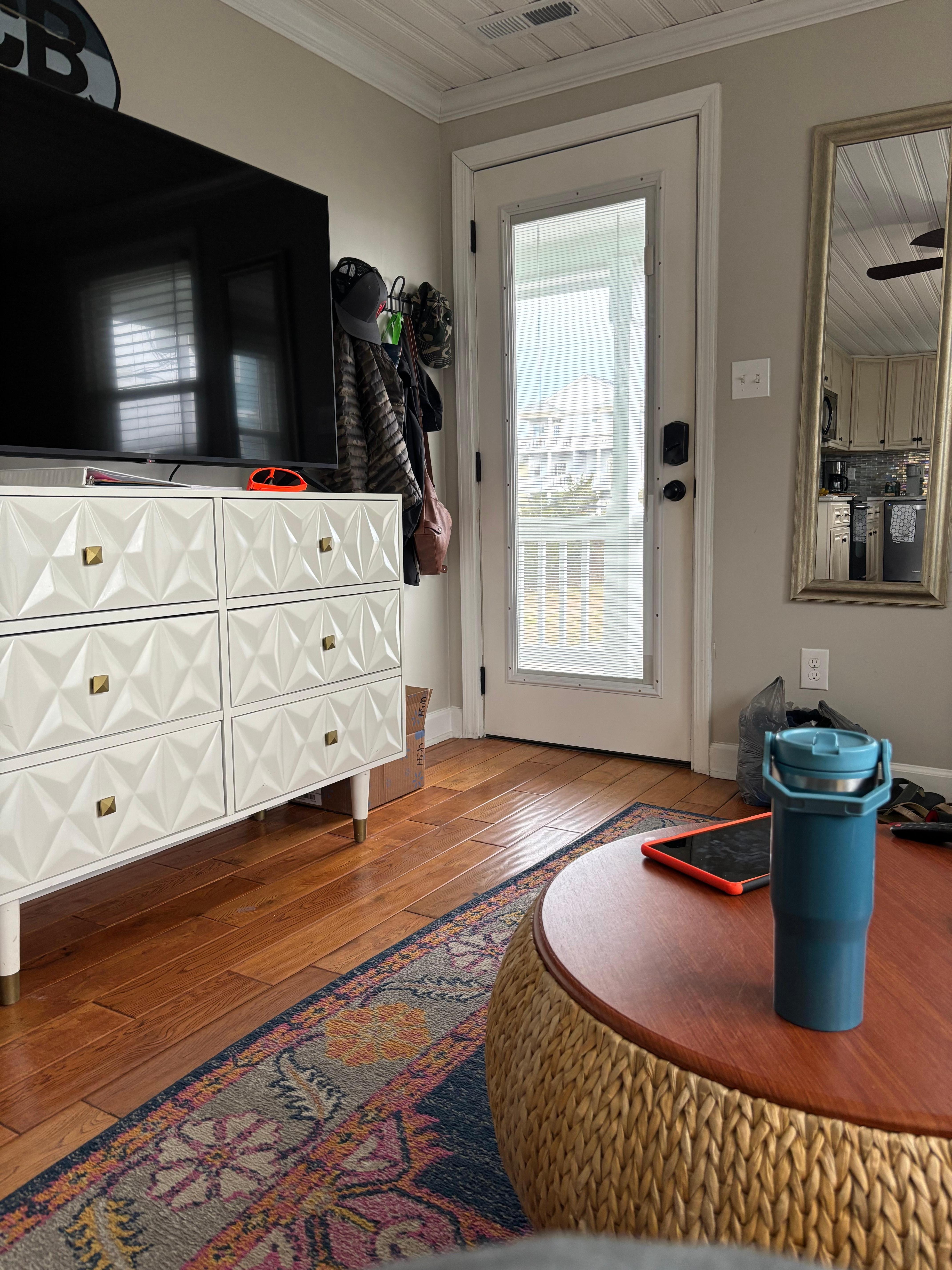 Cozy living space with lots of natural light. 