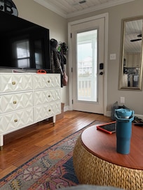 Cozy living space with lots of natural light.