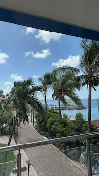 View from second floor balcony