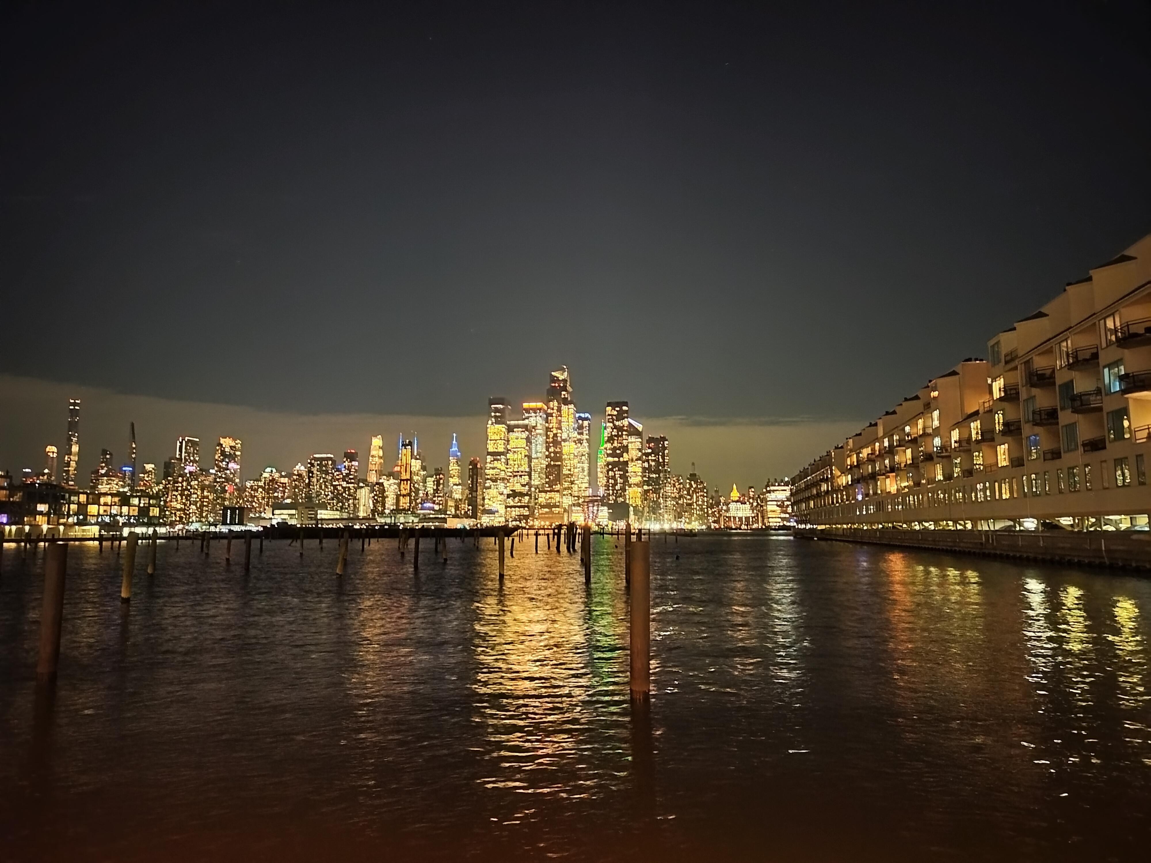 The view outside the hotel.