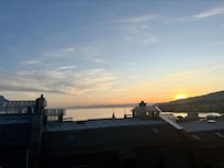 Vue à partir du balcon de la chambre