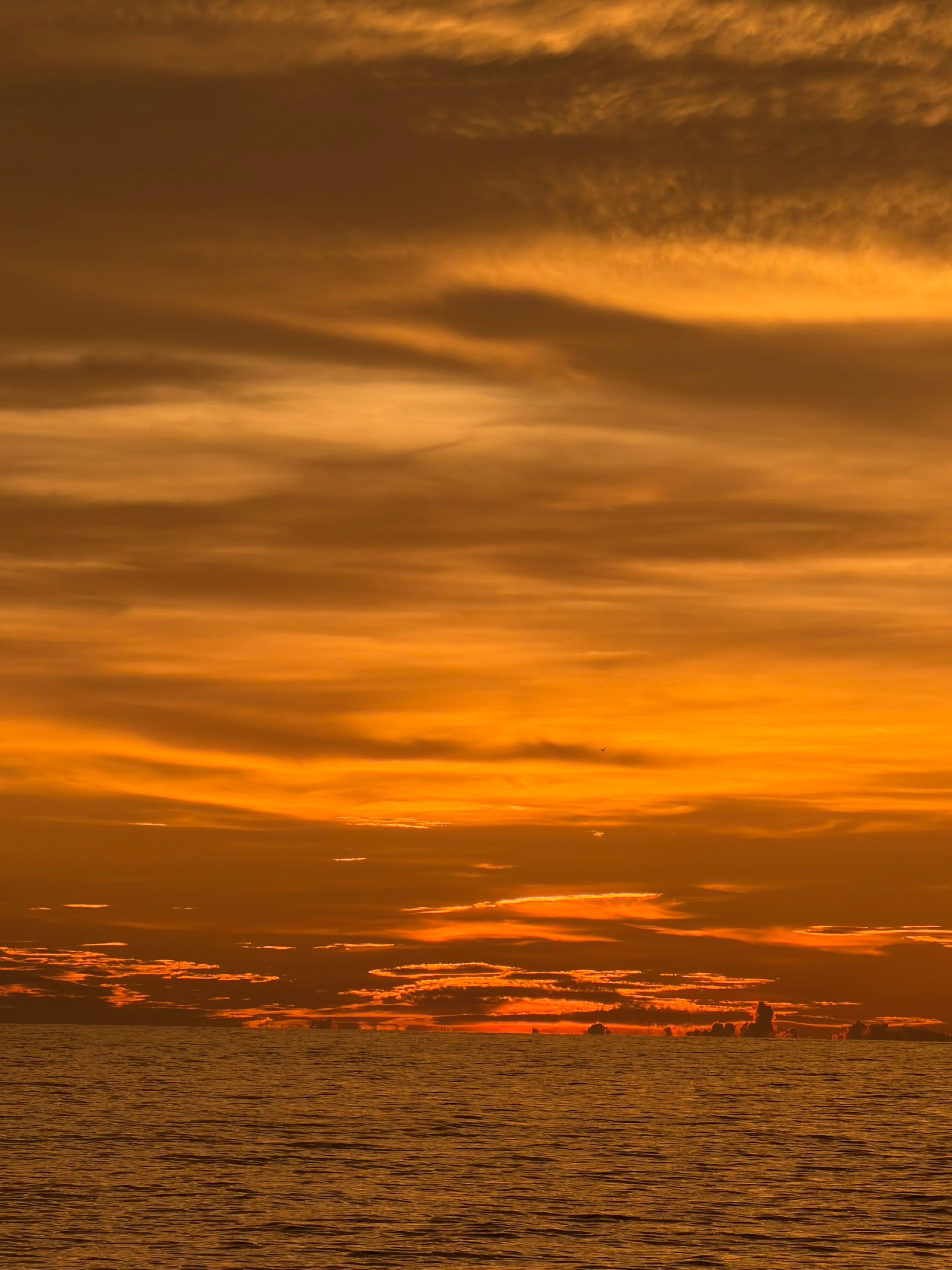 Sunset at the beach.