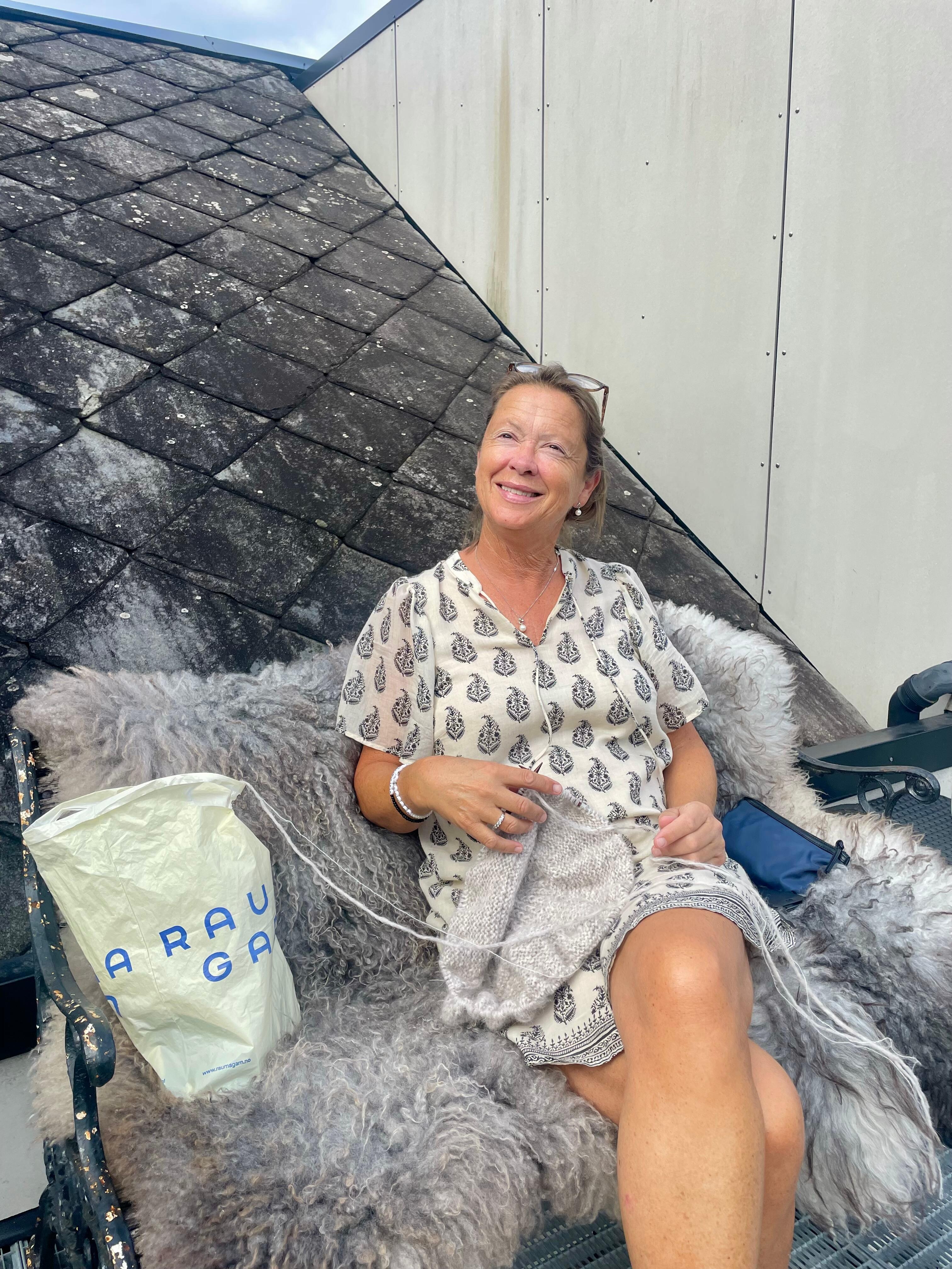 Balkongen utenfor loftsrommet 