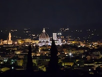 View of Florence from the main villa