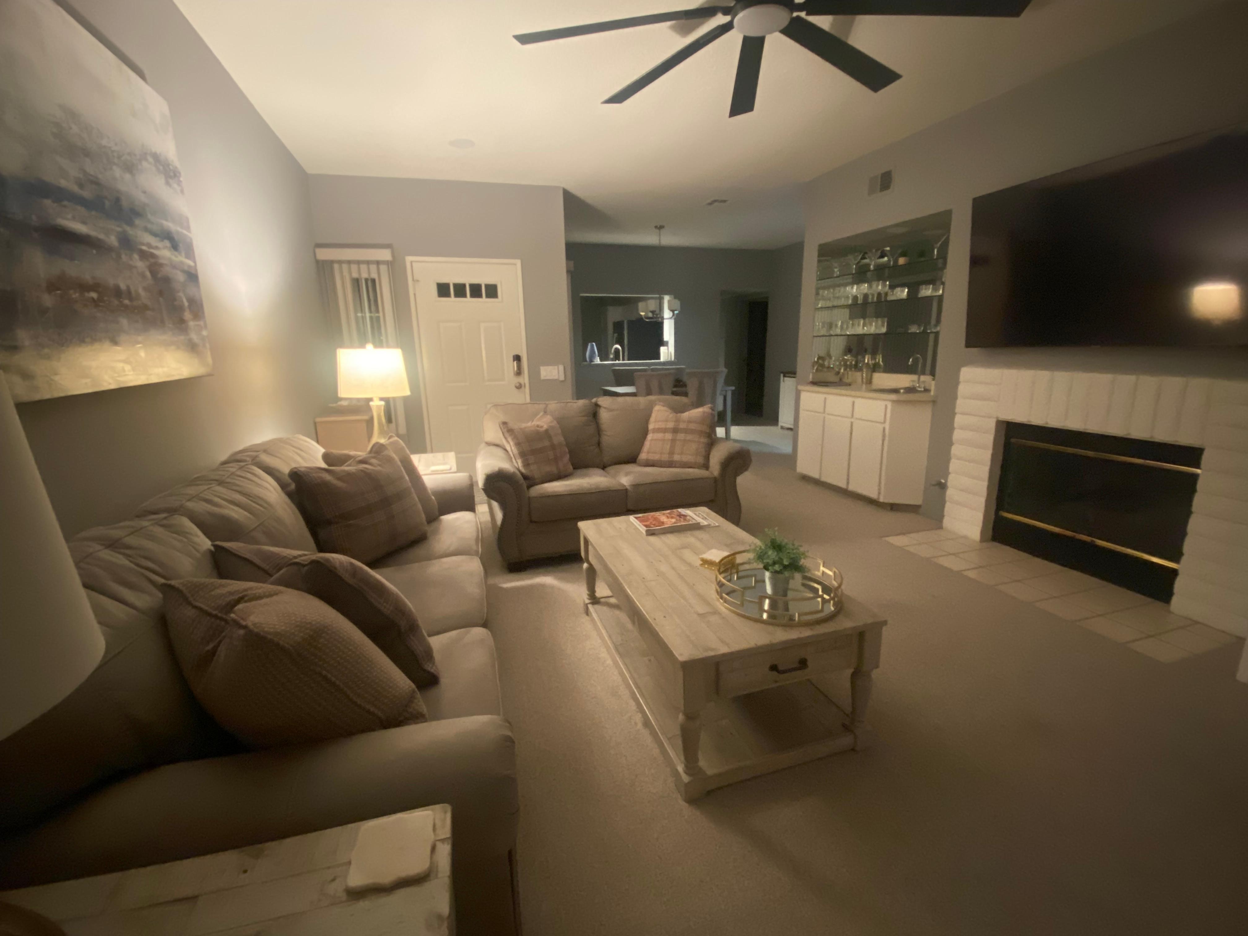 Lovely living and dining rooms