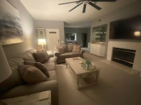 Lovely living and dining rooms