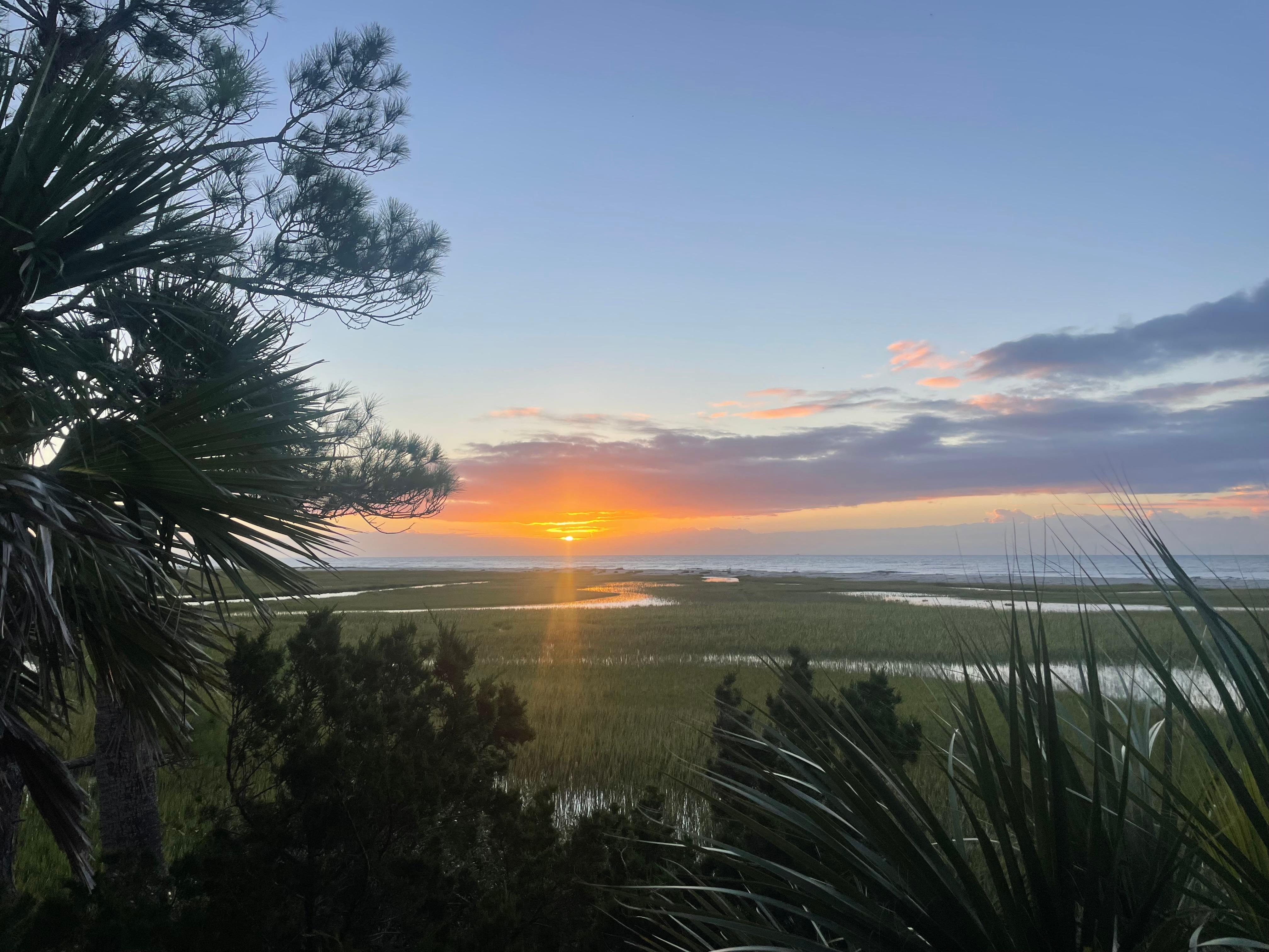 Sunrise from second story deck