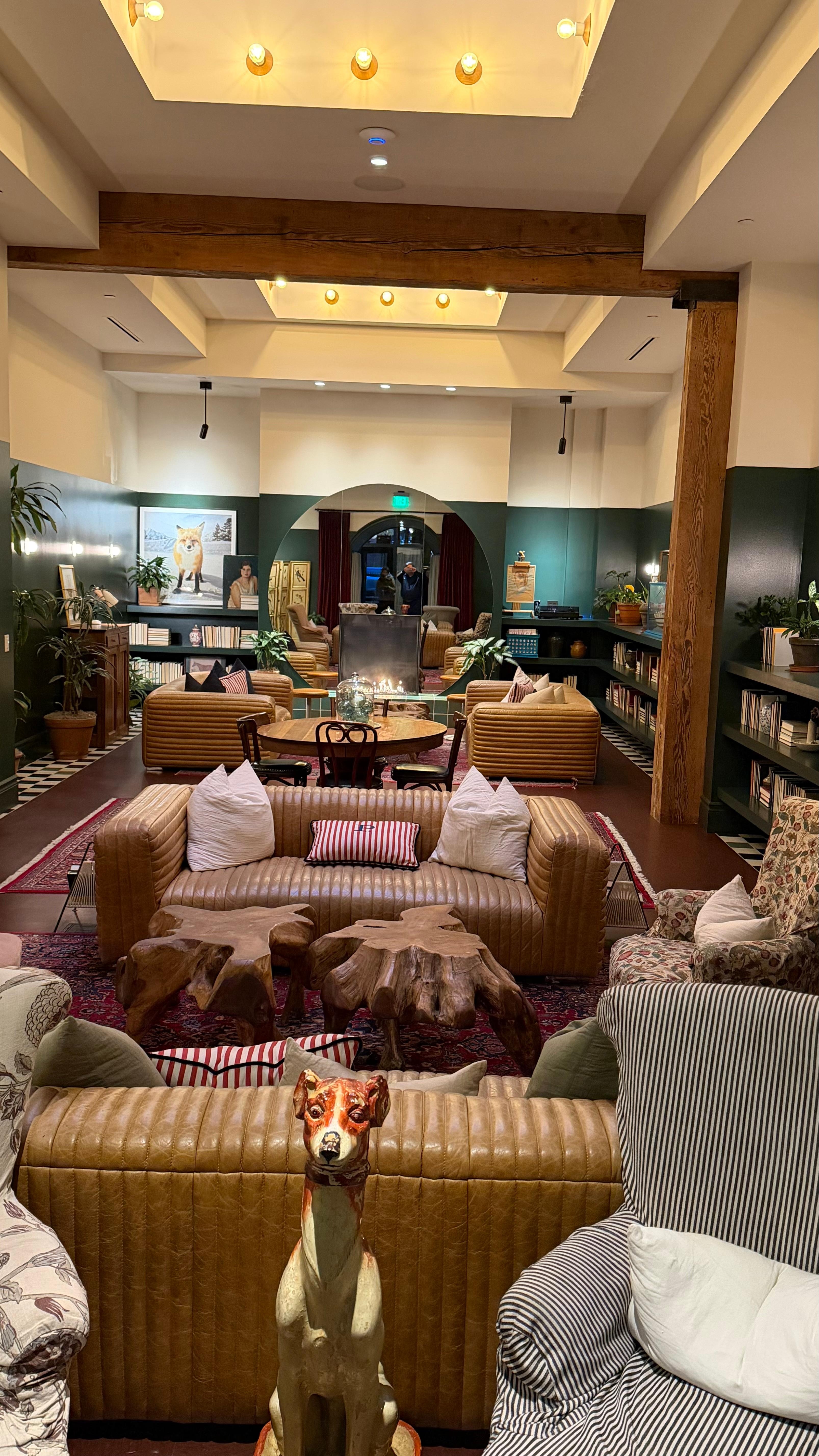 Comfortable quaint lobby