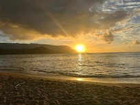 Sunset from the beach