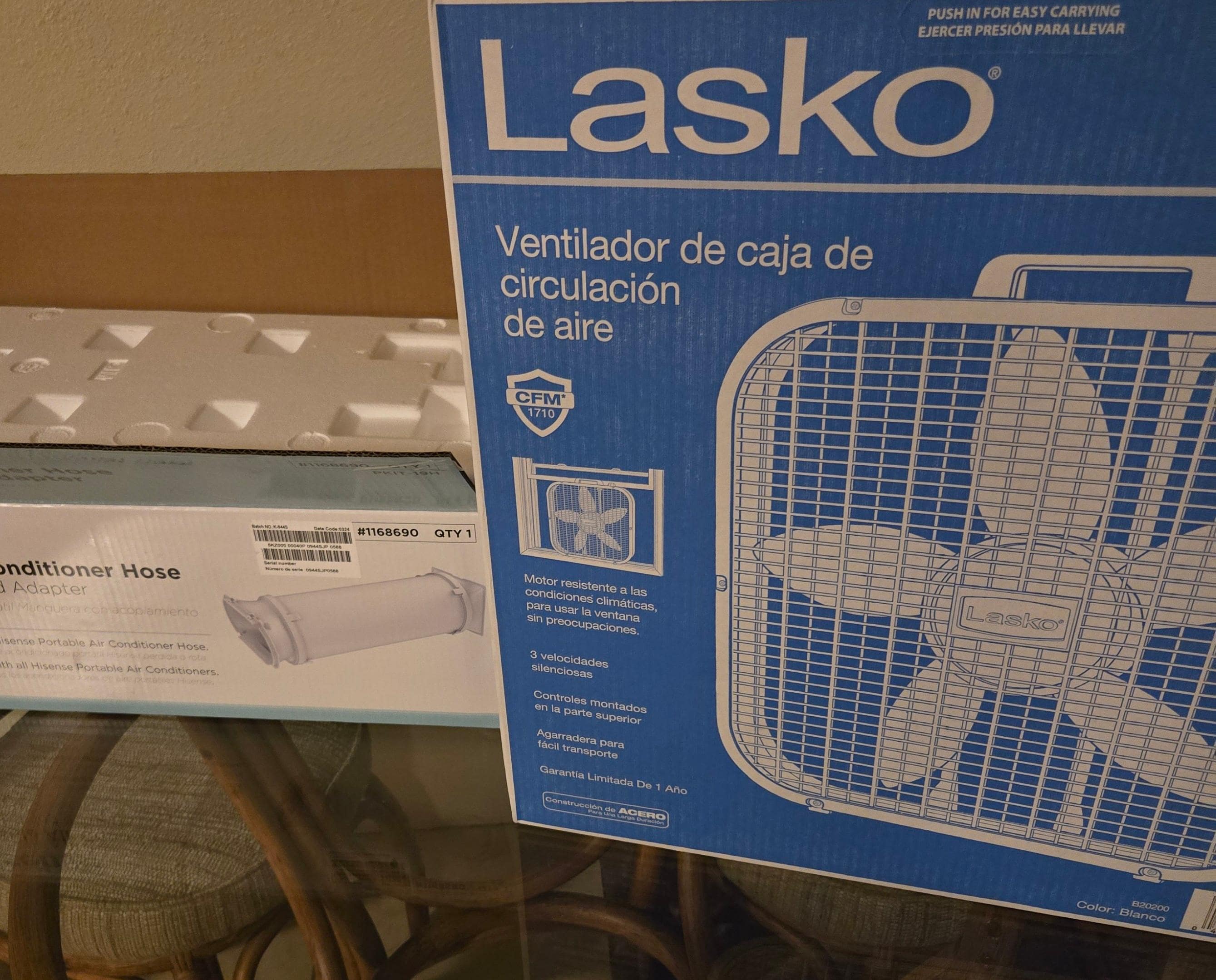 Parts and one of the 3 fans I bought 