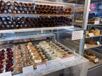 French cafe across the street from hotel.