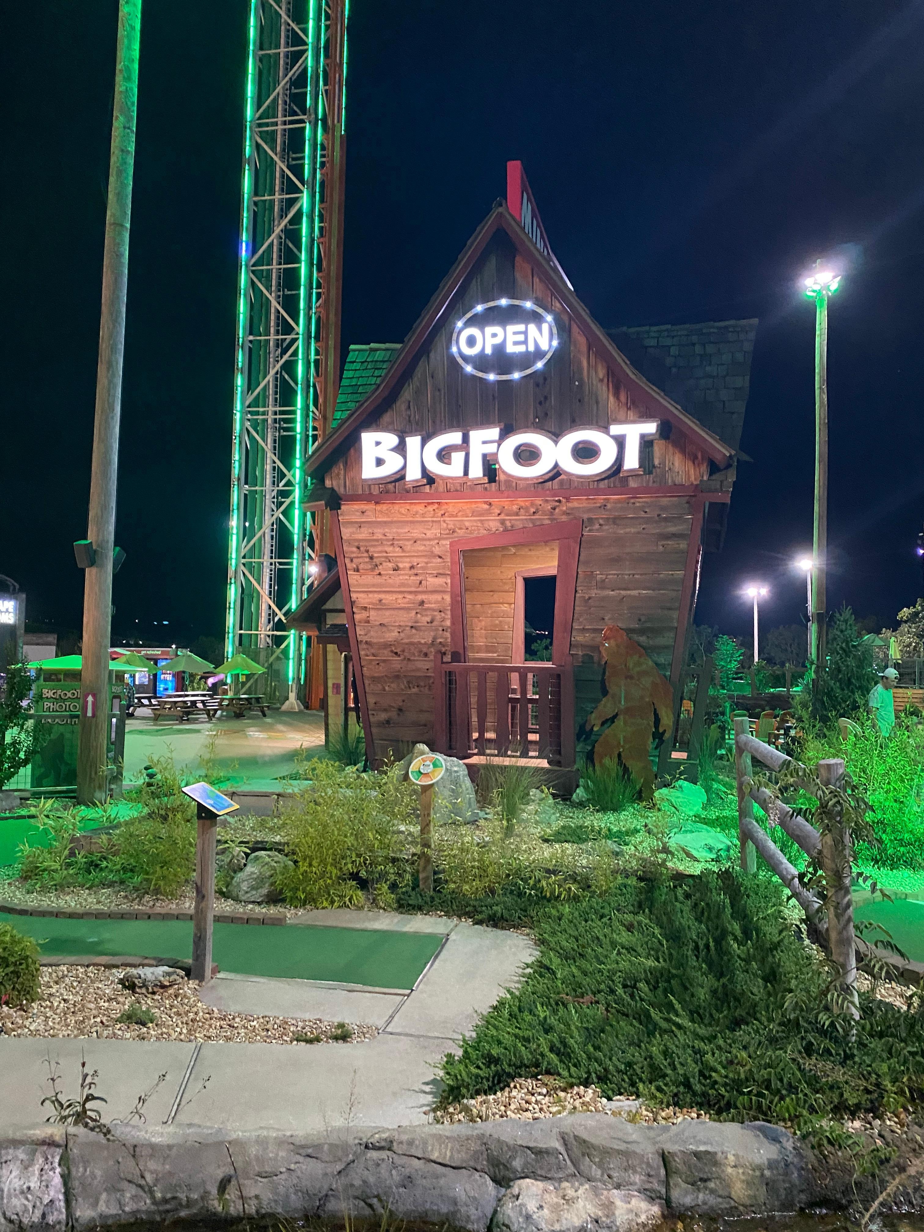 Bigfoot miniature golf