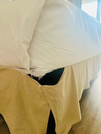 Linens tore prior to our arrival