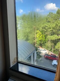 Condensation buildup and mold in the window