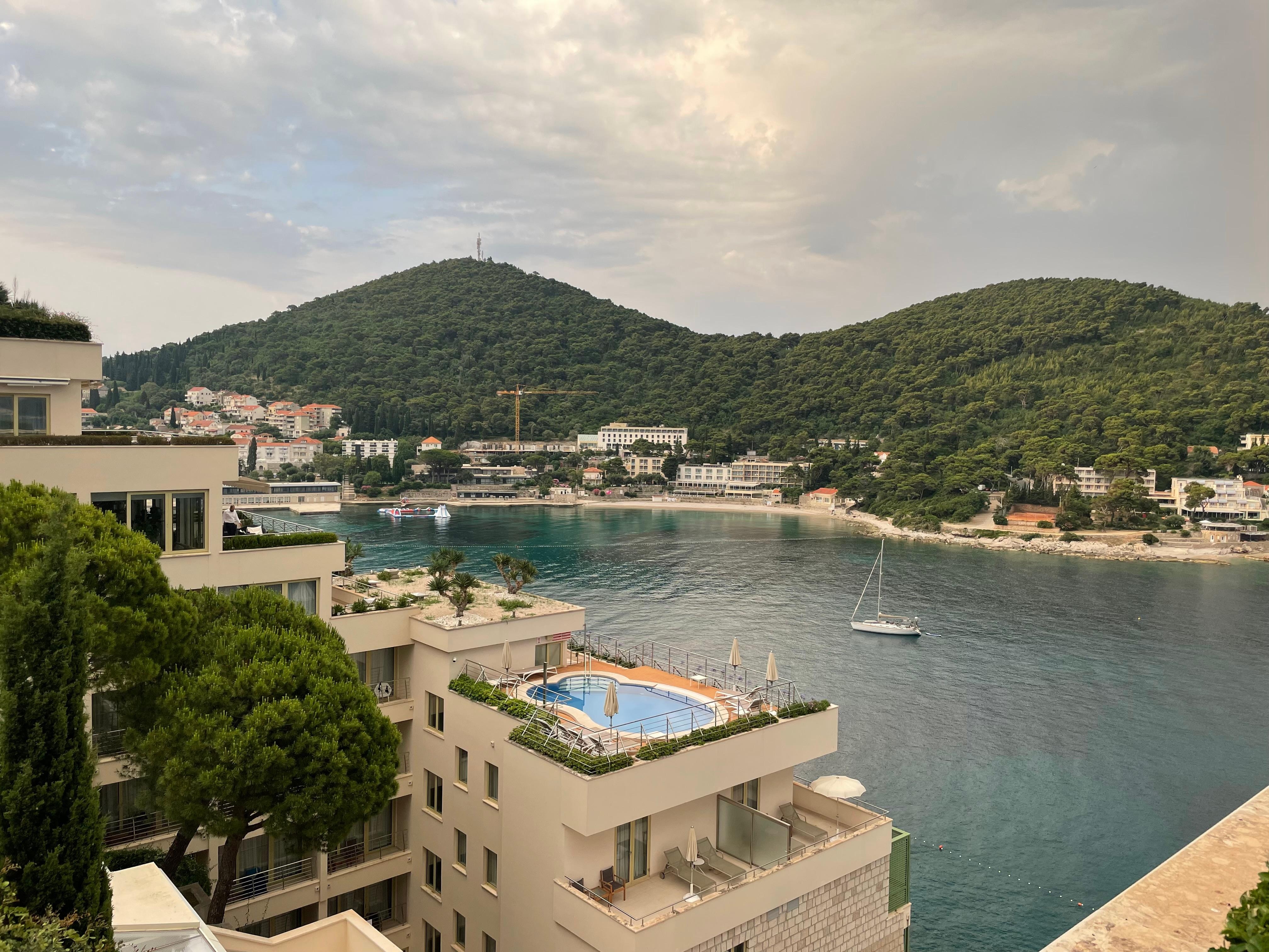A view from our balcony.