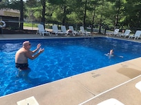 Beautiful clean pool right on condo site.