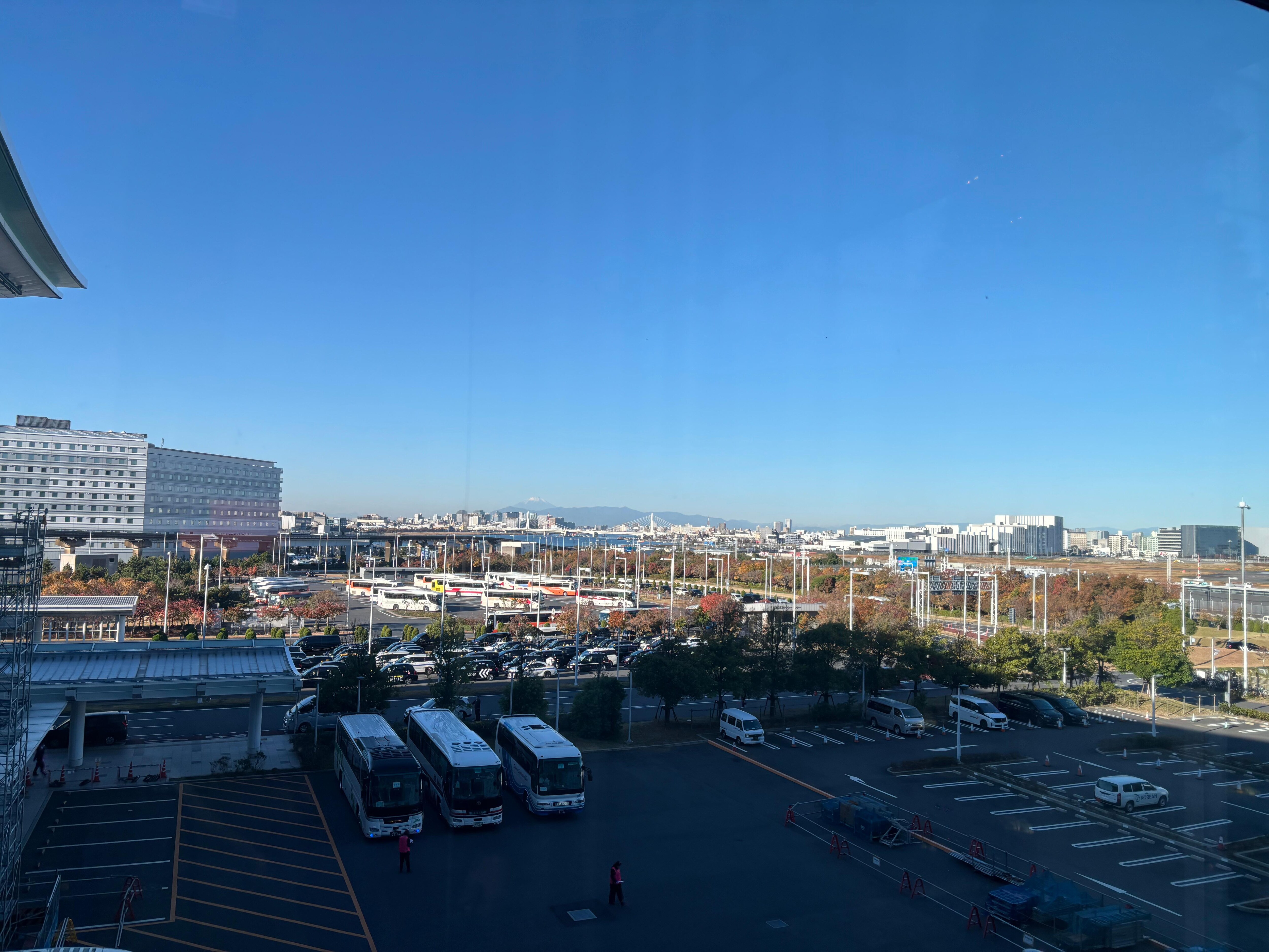 View from the hotel restaurant 