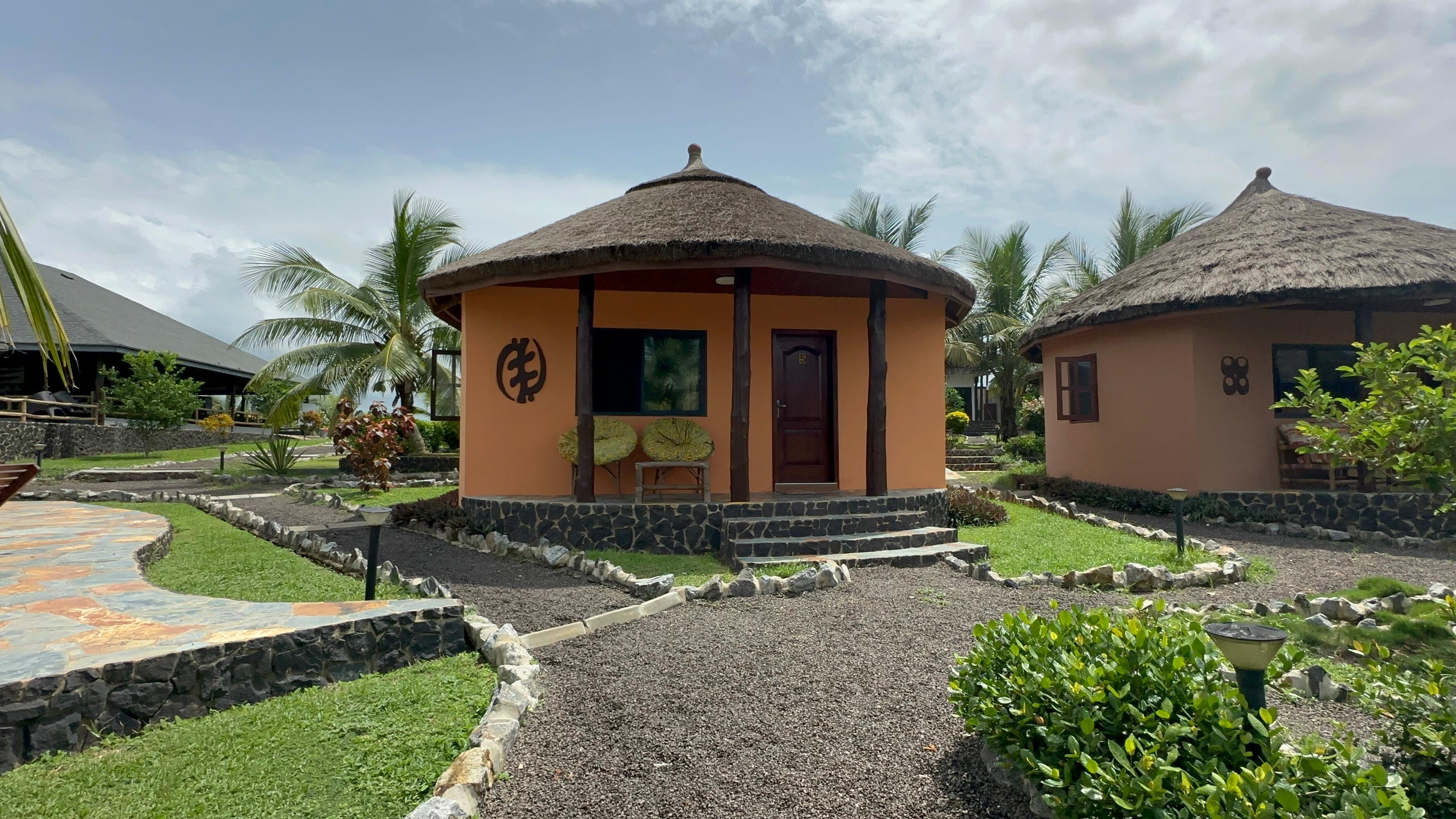 A pleasant walk throughout the Lemon Beach Resort in Cape Coast.