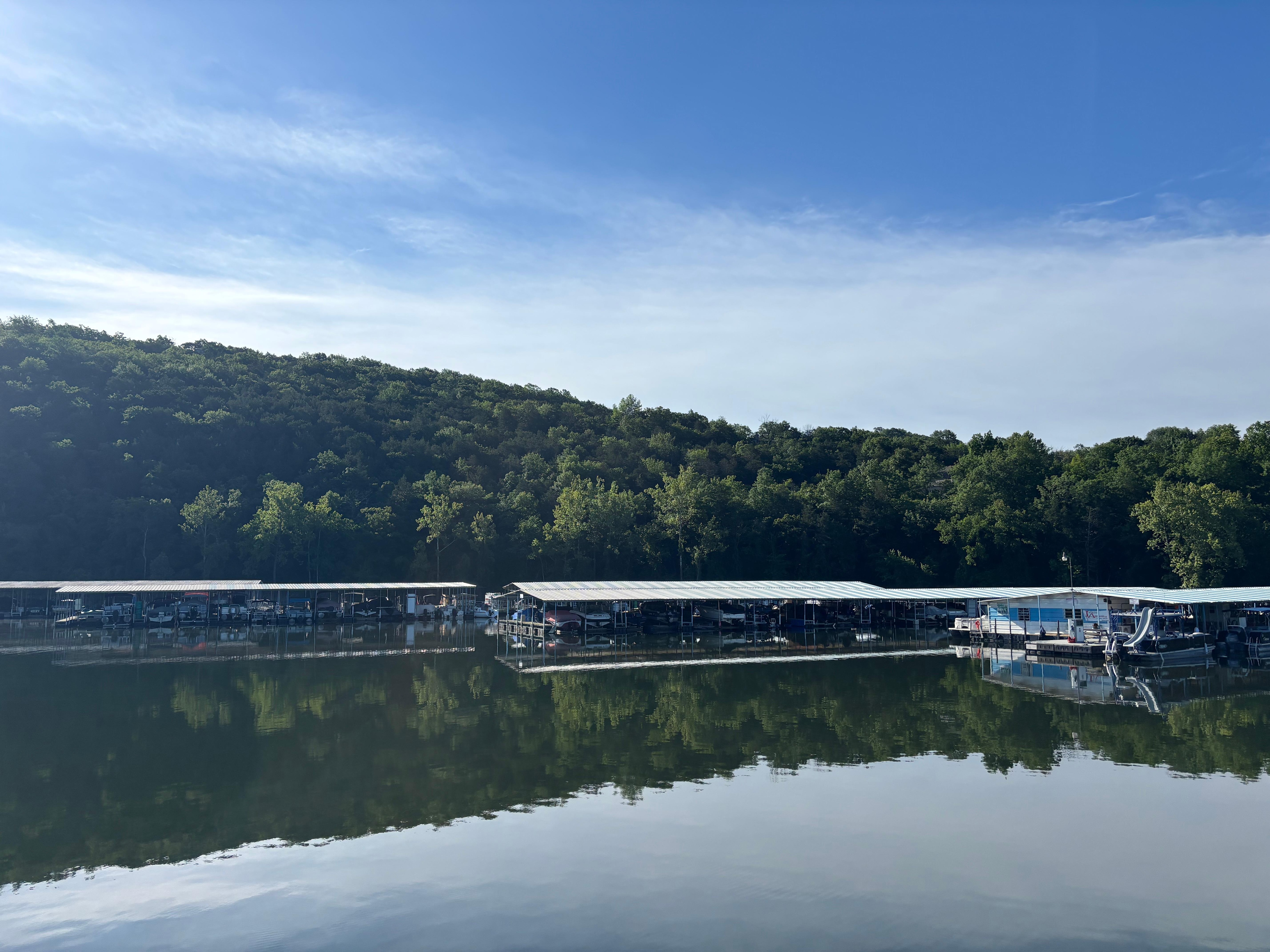 View of the nearby dock 