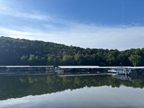 View of the nearby dock