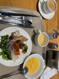 Japanese and Western buffet breakfast