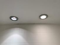 lights not covered over shower