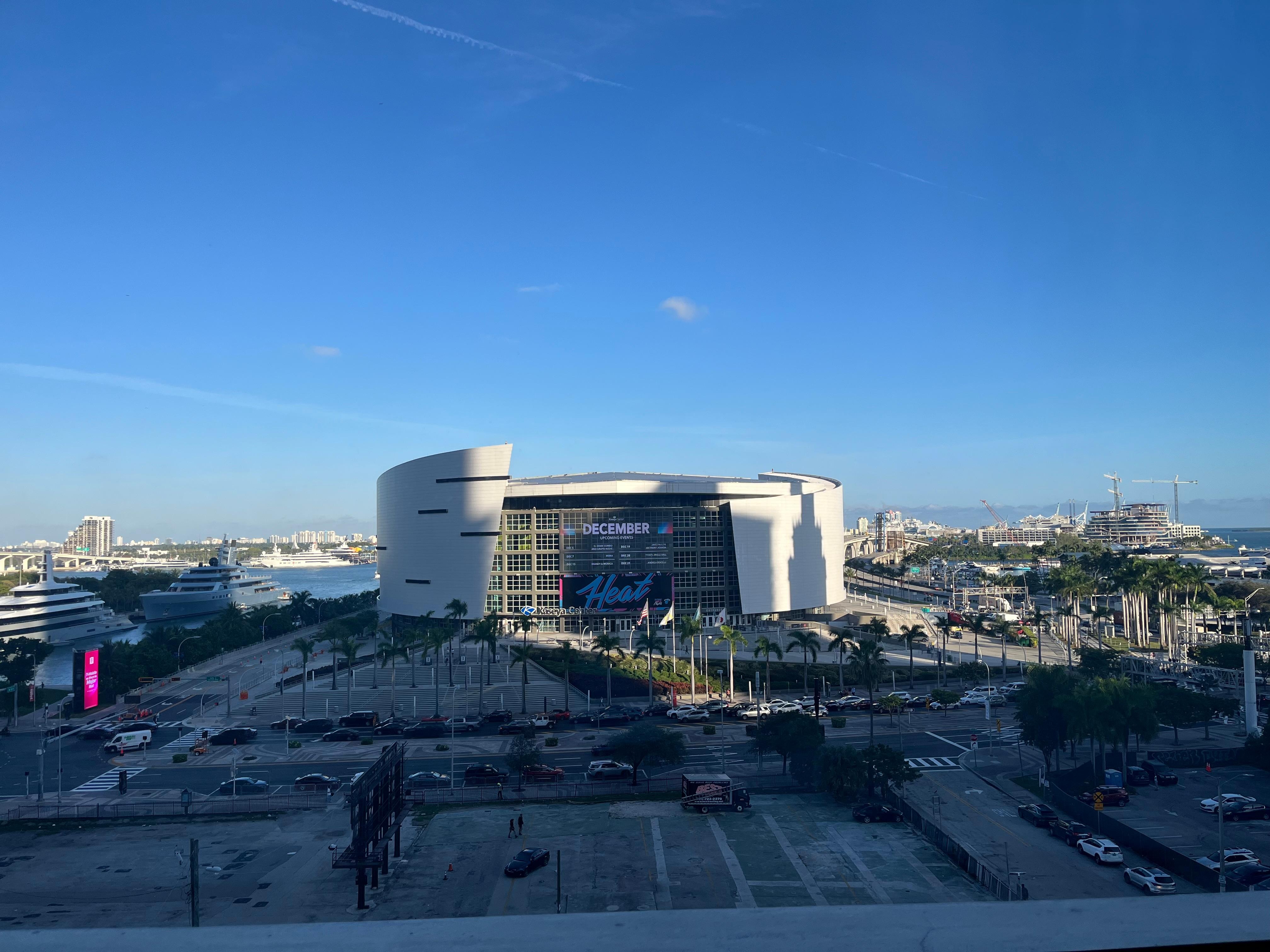 Our view from the room