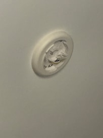 Smoke alarm should be here.