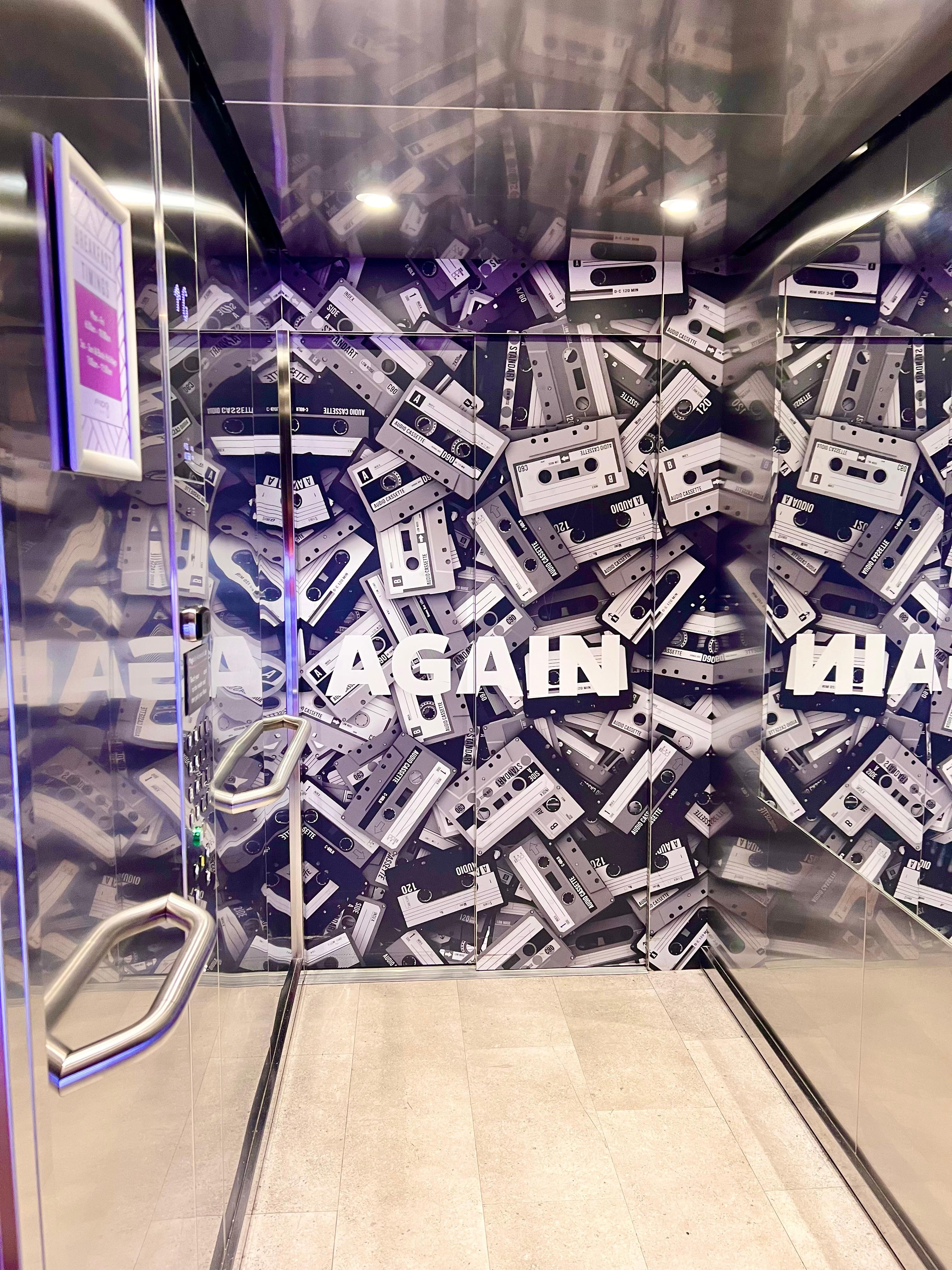 Inside lift
