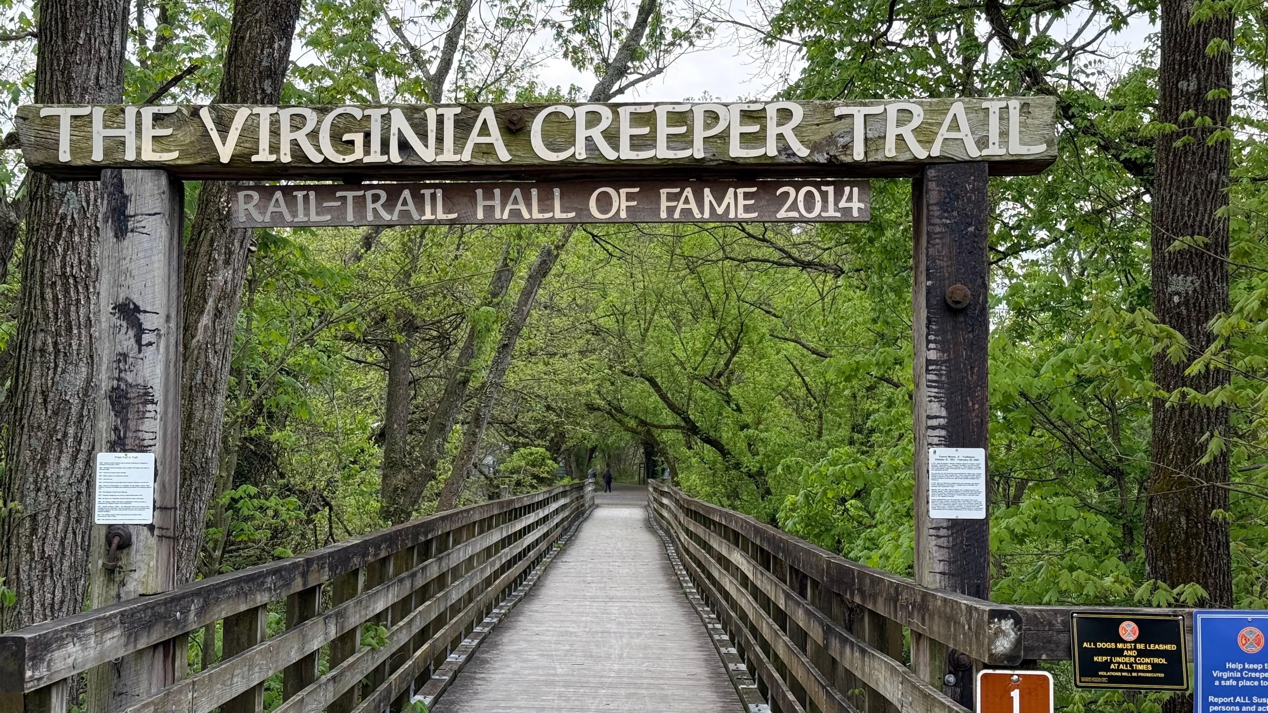 Exquisite Virginia Creeper rail trail