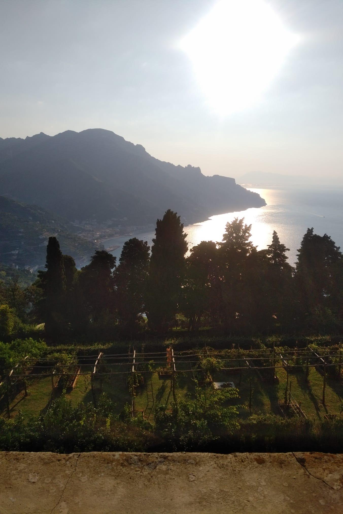 Vista dalla camera il mattino