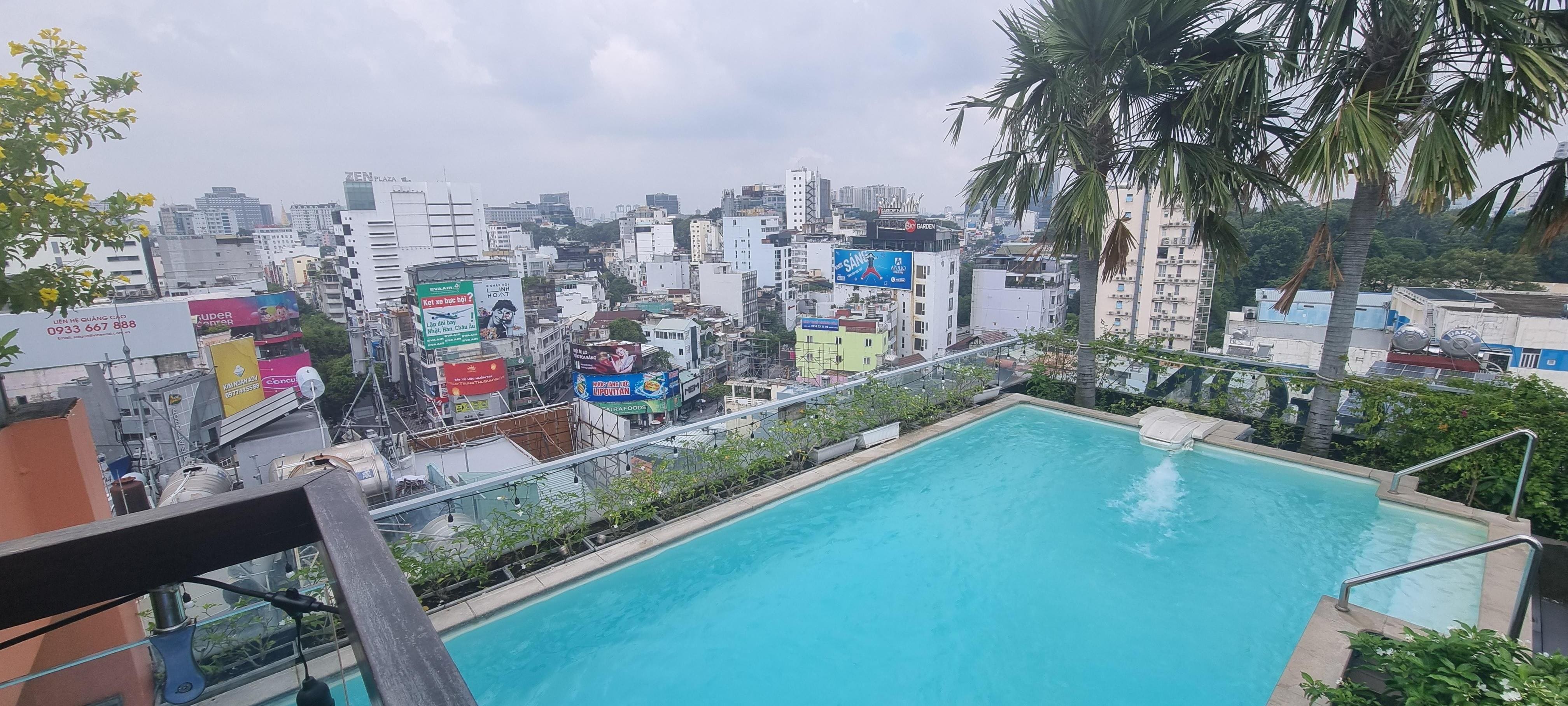 Rooftop pool