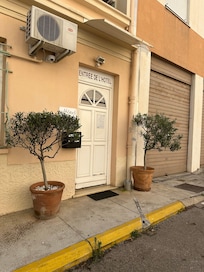 after-hours entrance with code