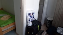 Two closets side by side