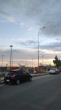 rua da acomodação no verão
