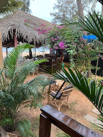 View from our bungalow