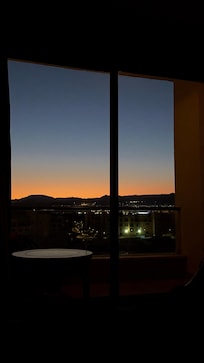 Coucher de soleil depuis la chambre