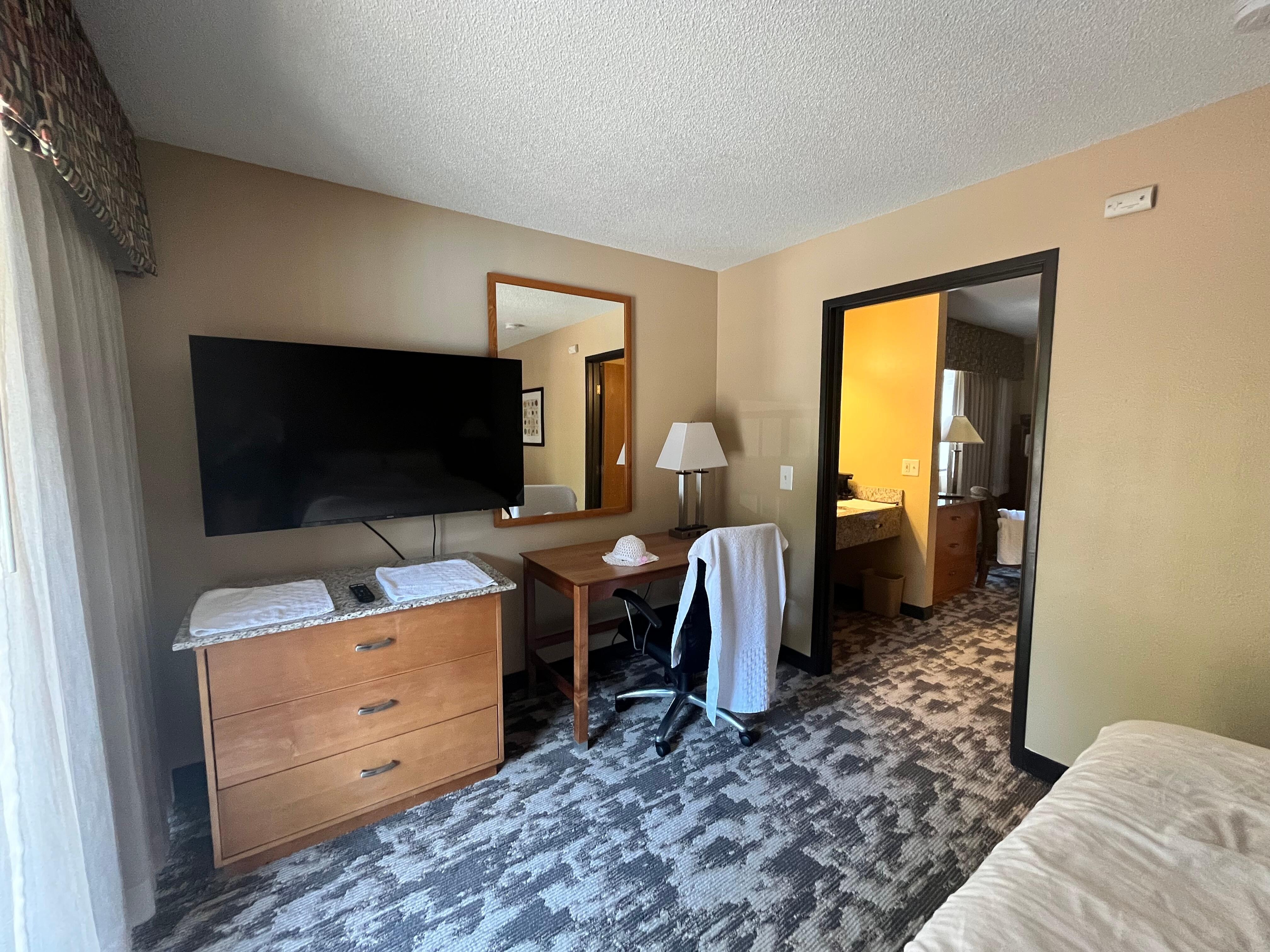 Another look from our bedroom to the other bedroom in our suite.