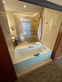 Amazing bath - hard to find a soaker tub