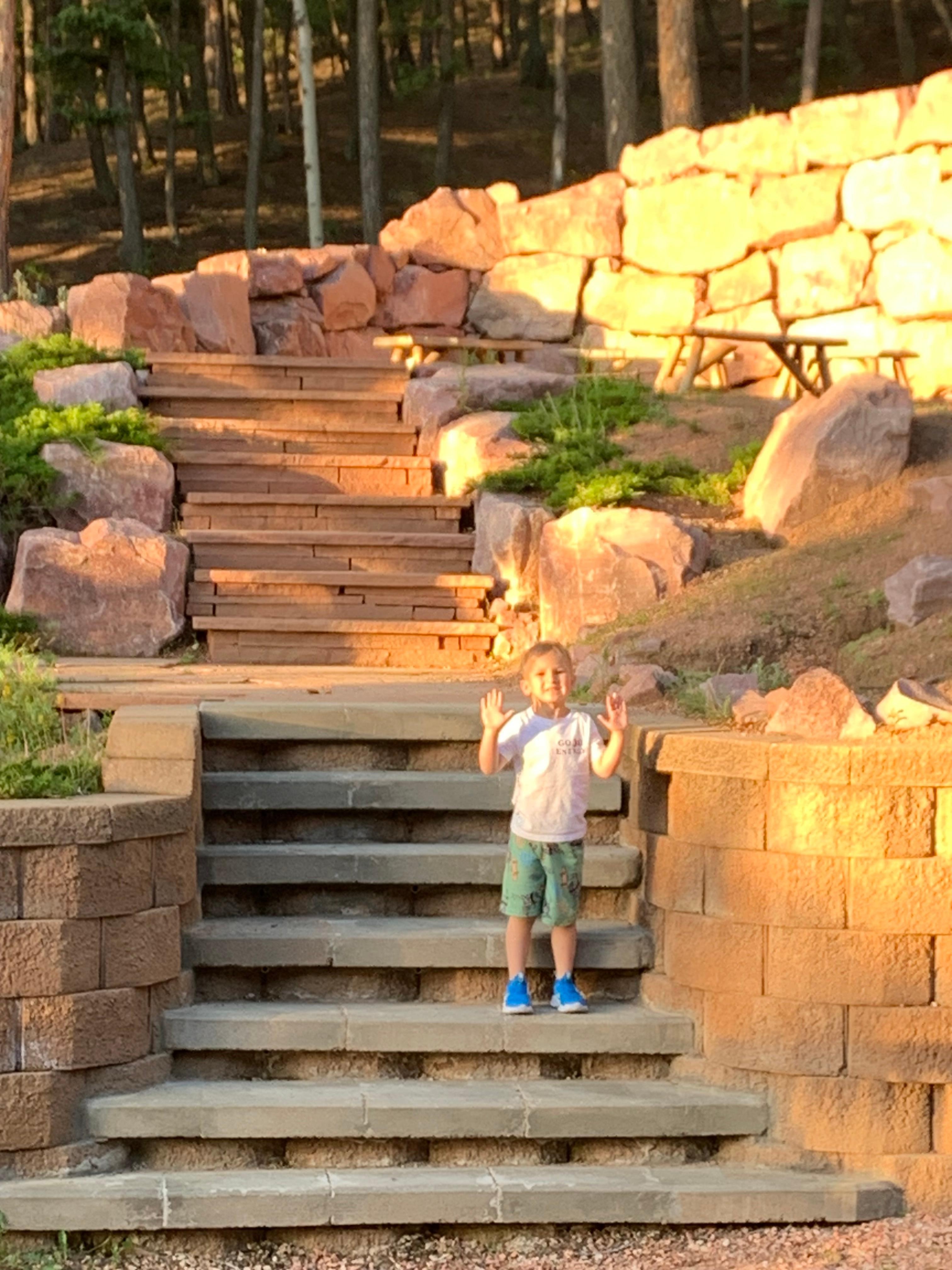 Checking out the property from a 5yo perspective 