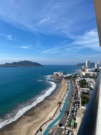 Malecon and beach towards the golden zone