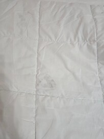 Some of the stains where already yellowed