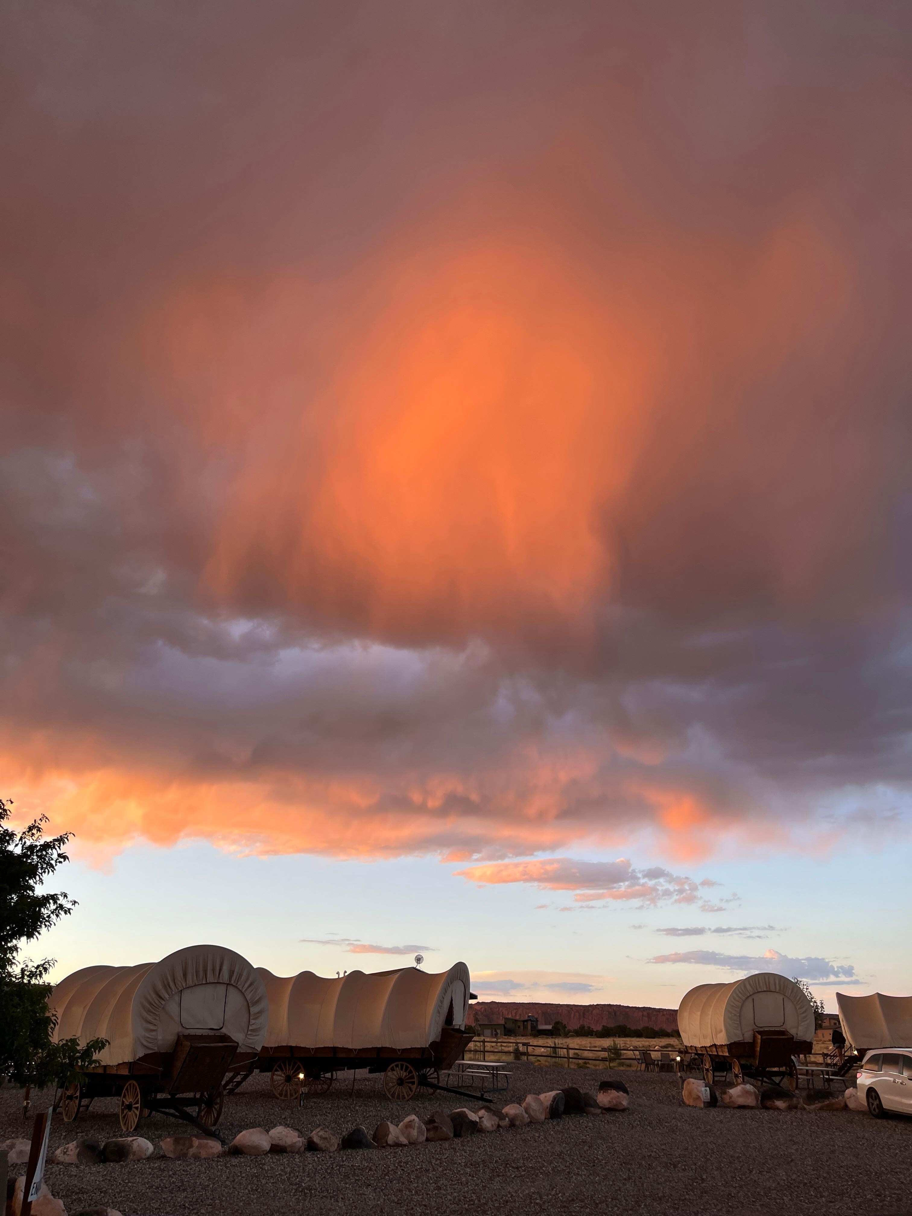 Sunset at Broken Spur.