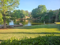 The deck is so peaceful and has a beautiful view of the dock and lake. It's wonderful to sit out there in the late afternoon and decompress from the day.