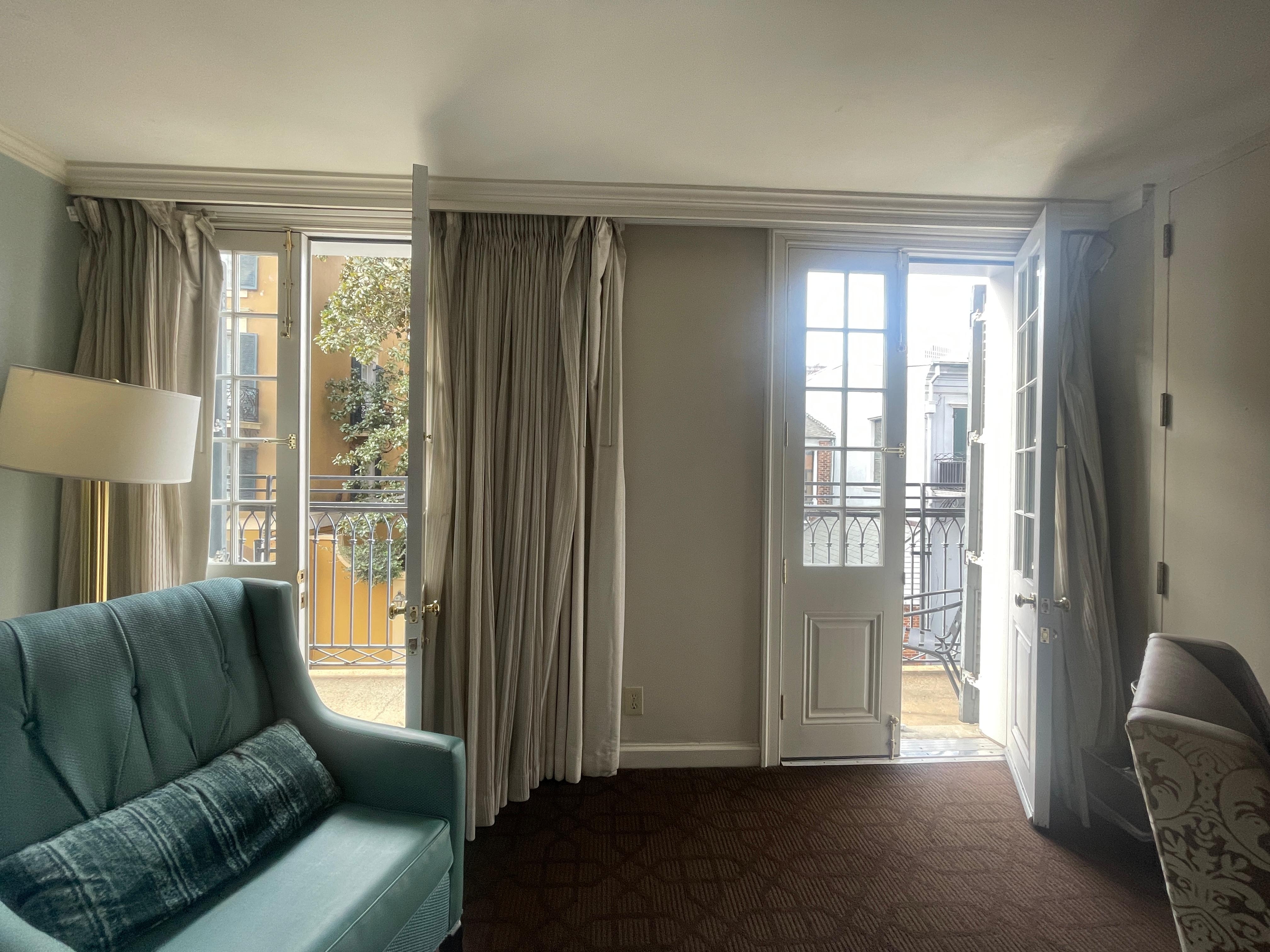 This room has 2 French doors