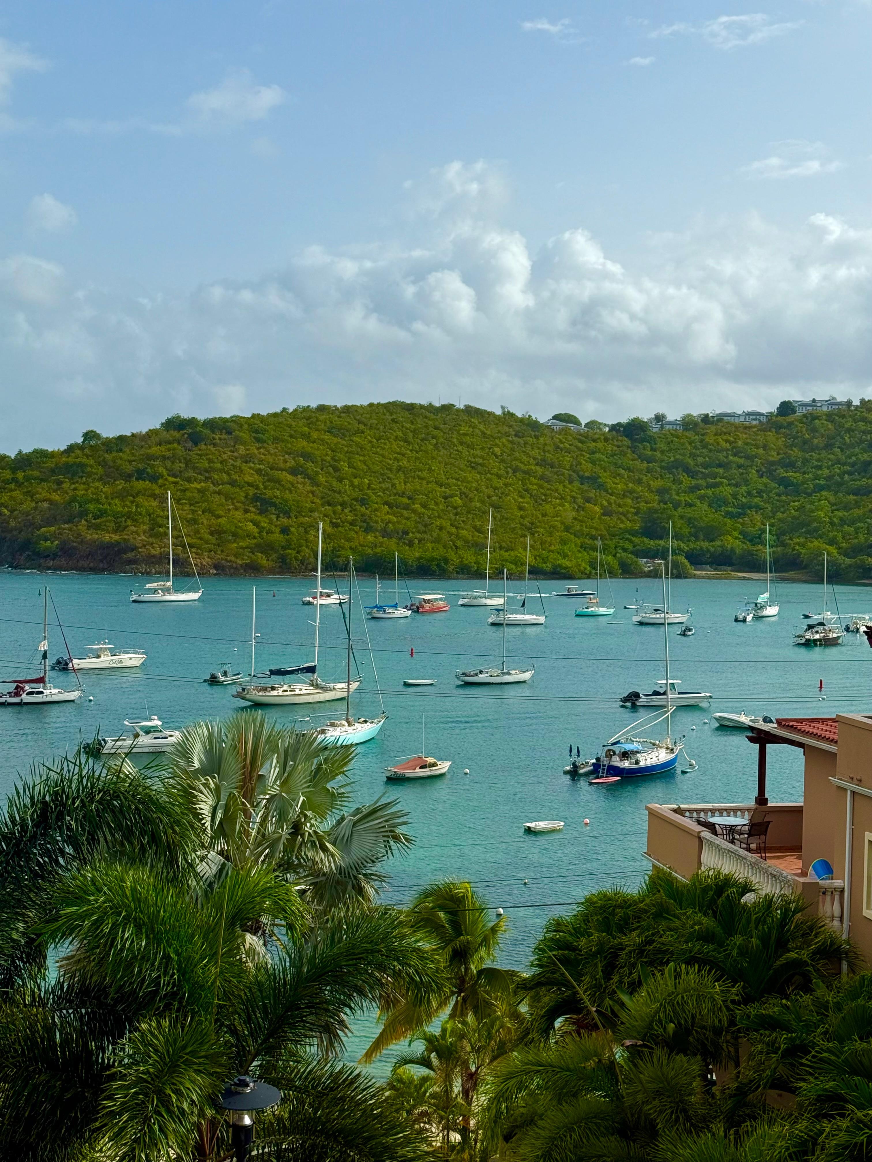Morning view from the balcony 