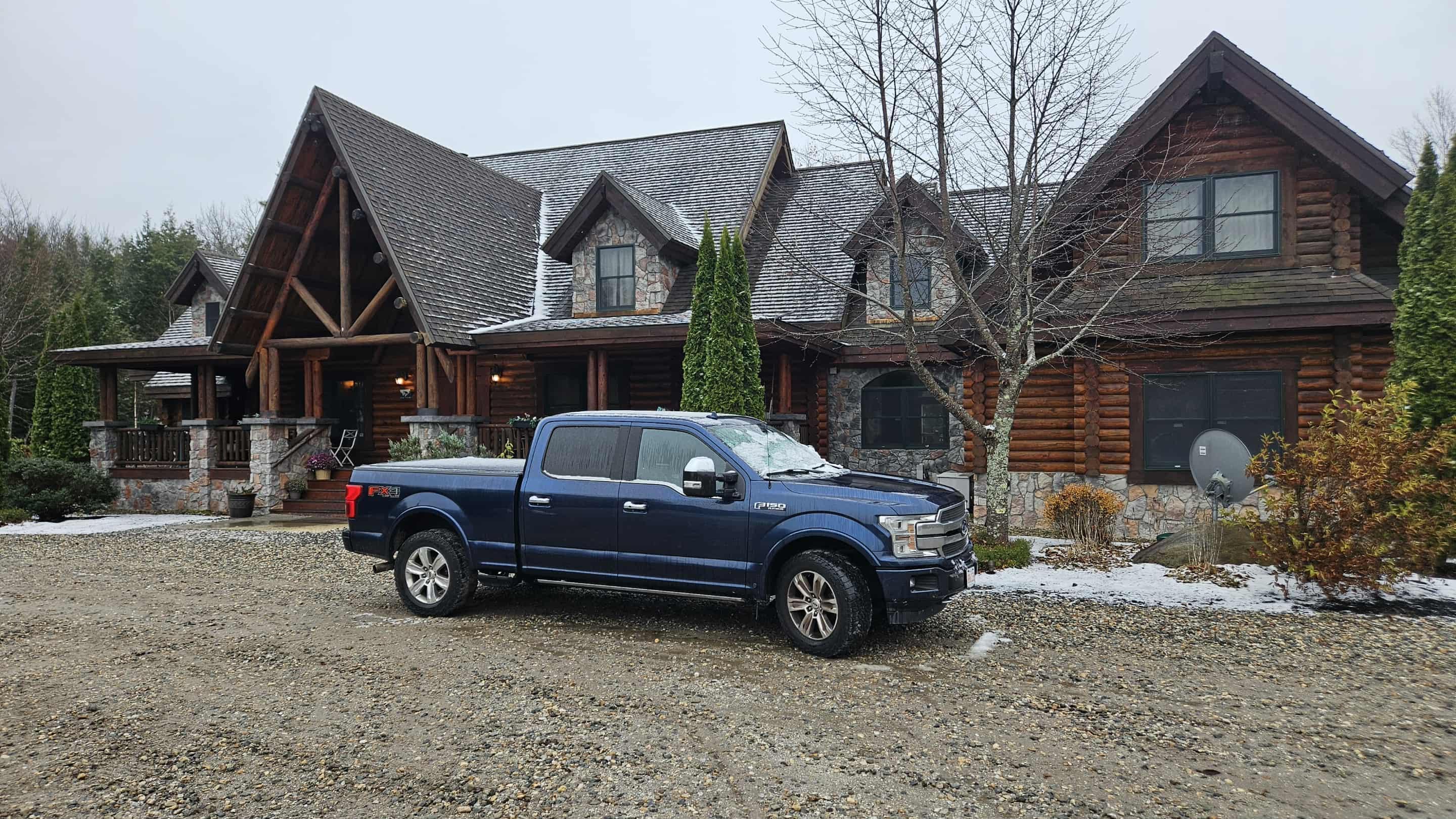 Enormous area for parking. Could've fit 50 more cars