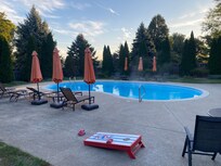 The beautiful pool