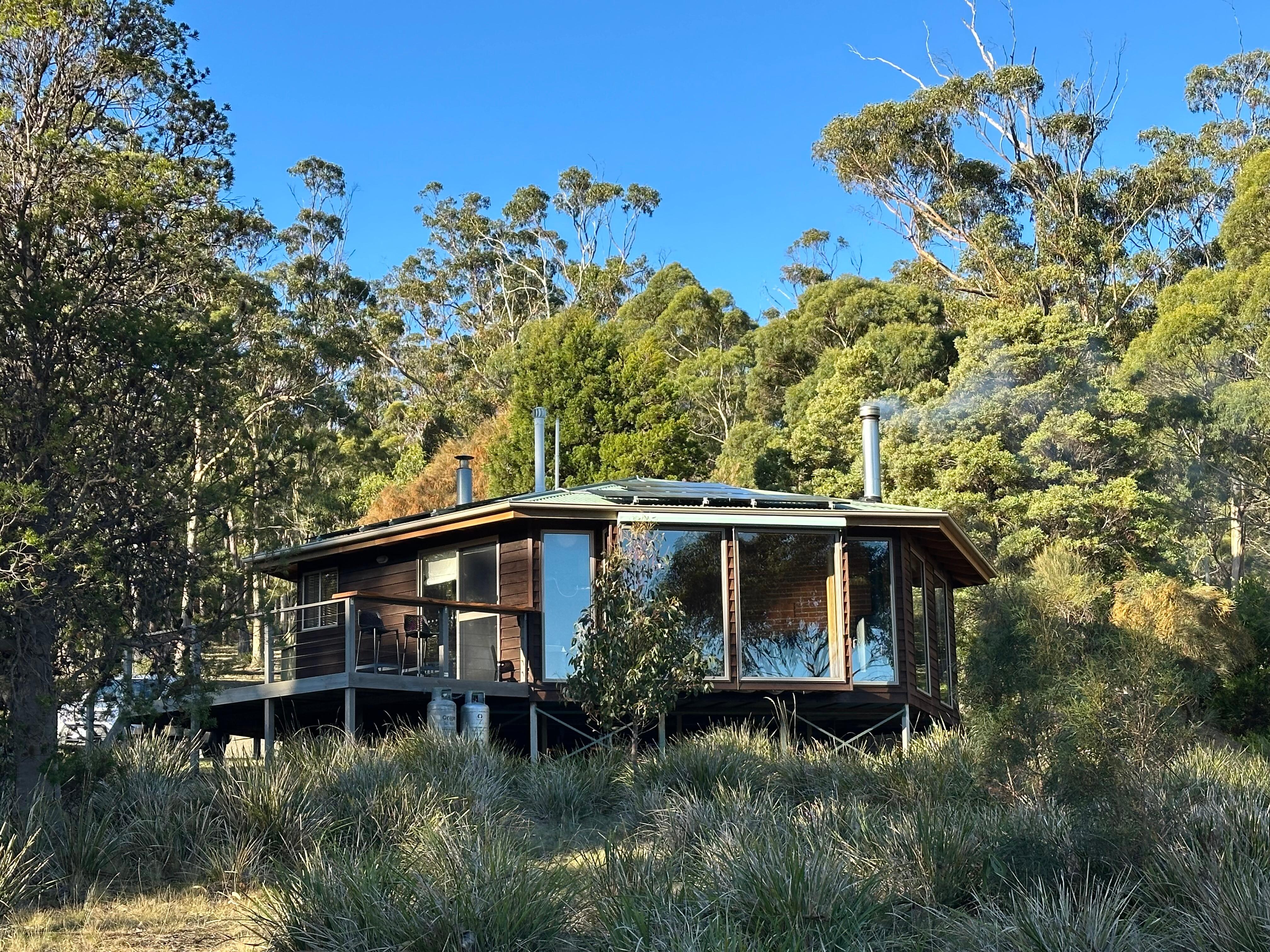 Outside of the house